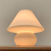 1970s vintage space-style German glass table lamp by Limburg.