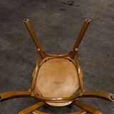 Signed Baumann desk armchair light wood