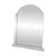 Antique beveled glass mirror