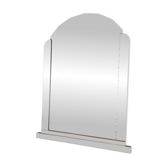 Antique beveled glass mirror