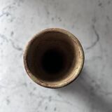 Vallauris stoneware vase signed