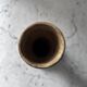 Vallauris stoneware vase signed