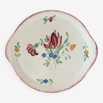 Antique pie dish in Longchamp earthenware