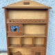 Wooden house shelf