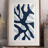 Affiche bleu