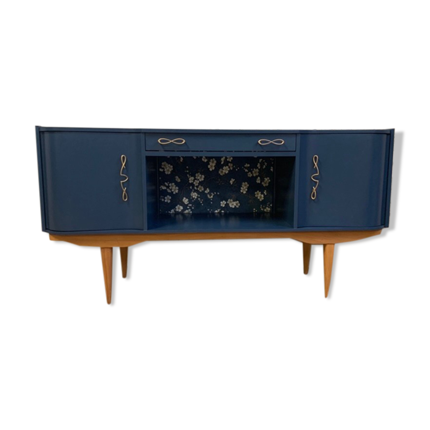 Vintage midnight blue row