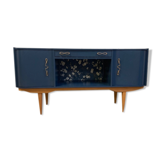 Enfilade vintage bleu nuit