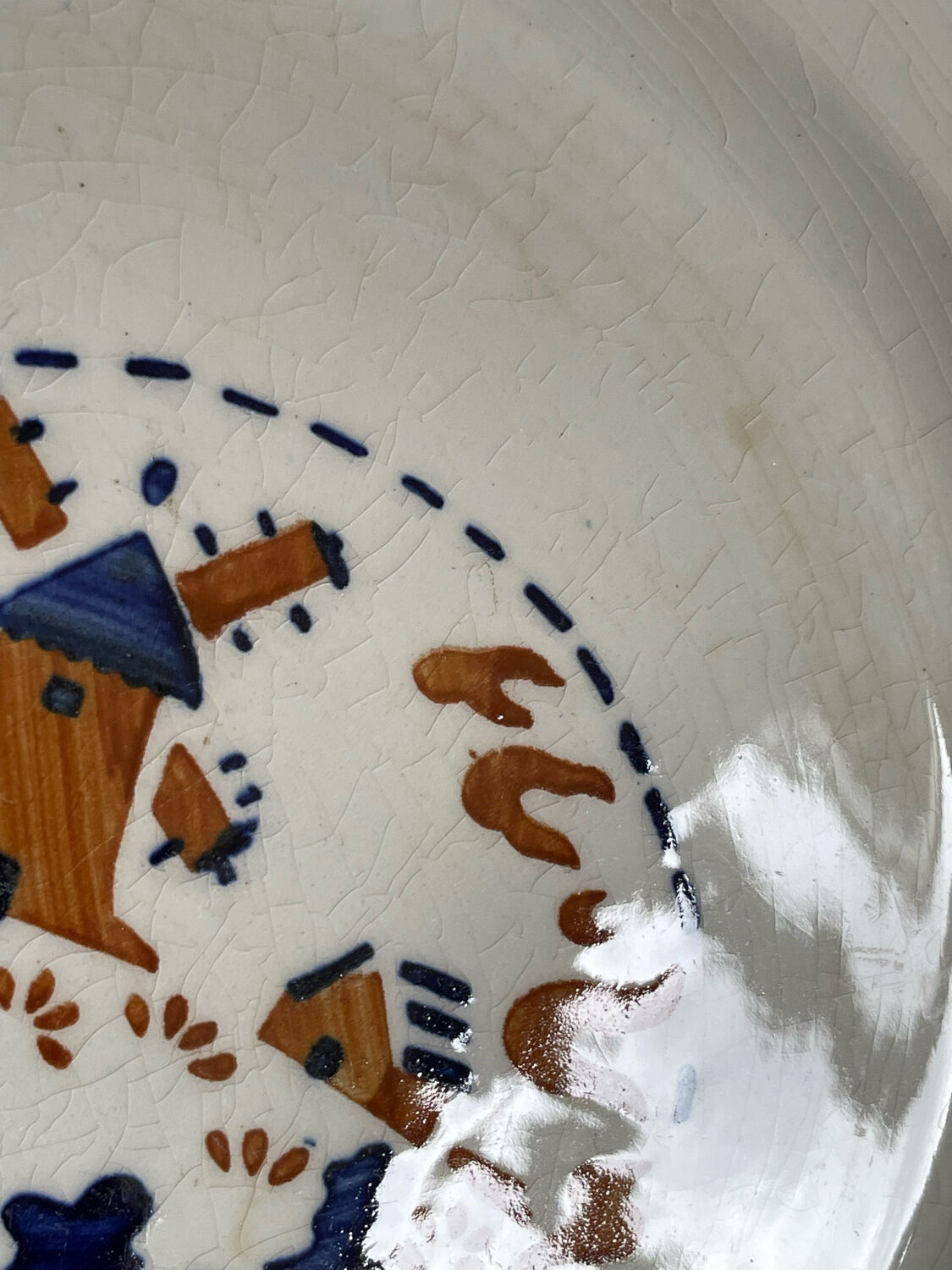 5 dessert plates KG Luneville Fleurines