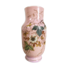 Vase rose opalin période napoléon iii