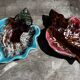 Pair of 60s-70s Vallauris Ceramic Empty Pockets in Shell Shape