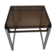 side table design plexi and metal Prisunic, 1970