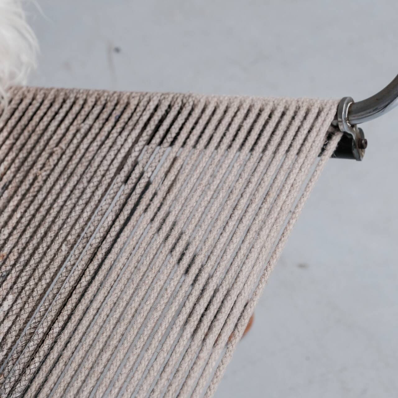 Pair of Original Hans Wegner Flag Halyard Lounge Chairs for Getama