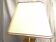 Lampe de bureau laiton et miroir 1970 éditeur