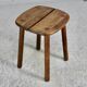 Attribué à Pierre Gautier Delaye. tabouret bois, France, circa 1960