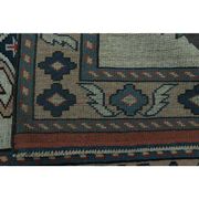1970s Vintage Turkish Handmade Wool & Cotton Beige Runner Rug 84x402