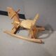 Wooden rocking horse