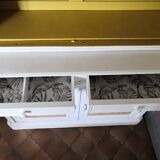 Vintage buffet cupboard restyled cannage