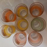 Verres granités colorés