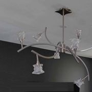 Lustre 8 bras Salomon, années 1980