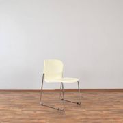 SM400K White Swing Chair by Gerd Lange for Drabert, Set of 4, 1980s