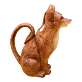 Ceramic jug in the shape of a fox.