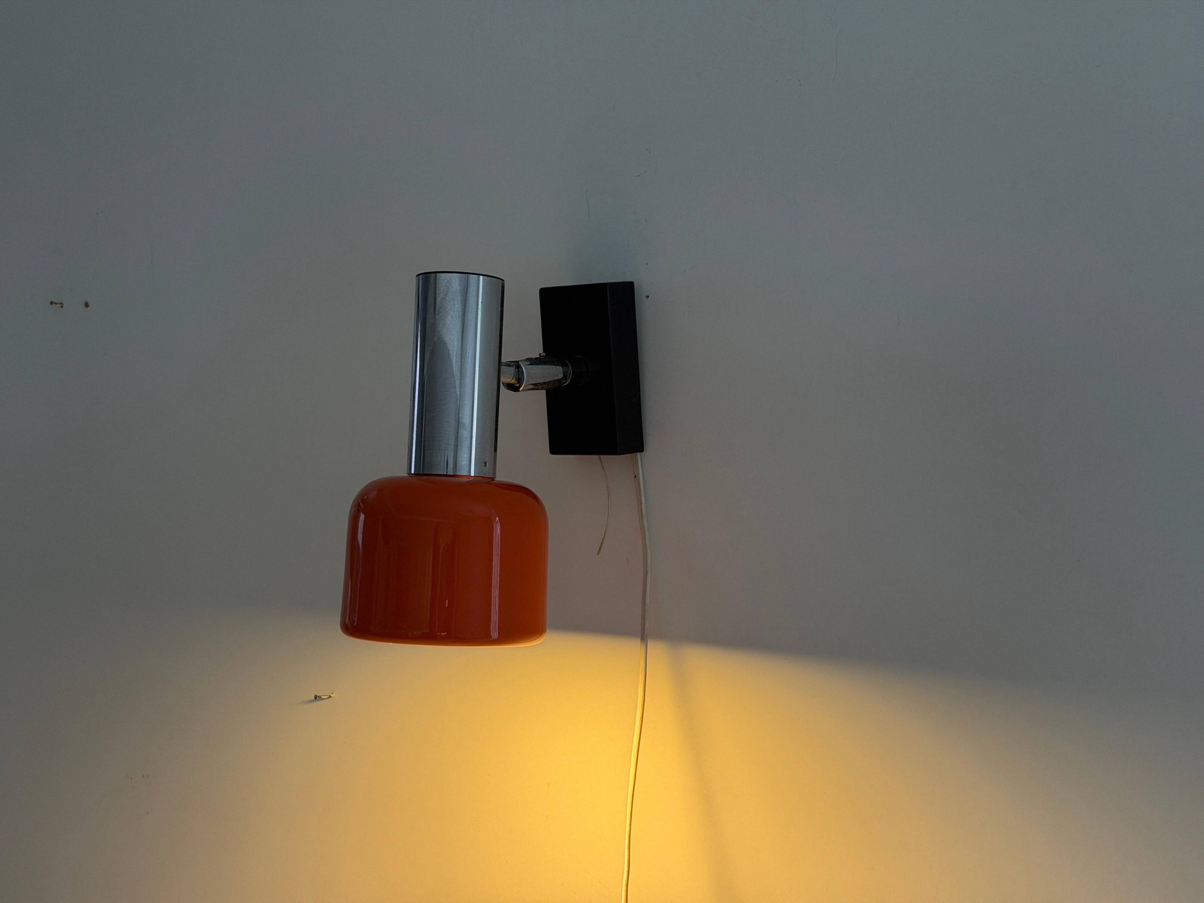 Simple metal wall light NO AGE, 1970s, Germany