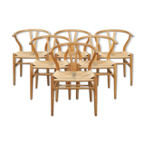 Hans Wegner's 6 Wishbone chairs