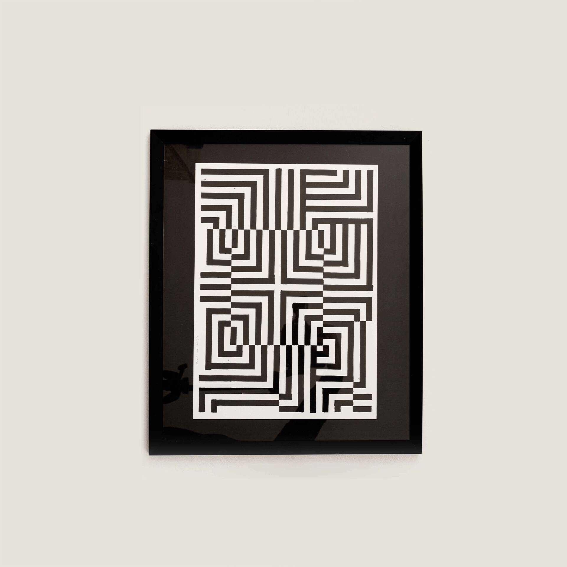 Risograph reproduction of 30 copies hand-signed by Guido de Boer. "Small Gray No. 3".