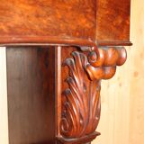 Mahogany console pommelé period nineteenth