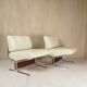 Rare pair of "Caracas" lounge chairs by Pierre Guariche, 1960s