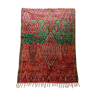 Tapis berbère marocain Boujaad rouge à motifs colorés 302x200cm