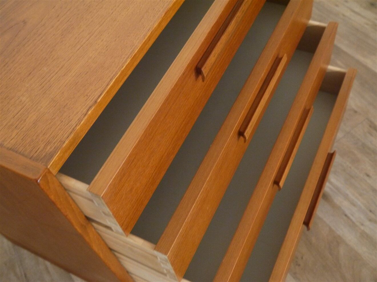 Scandinavian vintage teak chest of drawers 1960