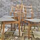 Set de 4 chaises scandinaves par Bähre Mignon Möbel 1960