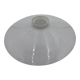 White glass cake