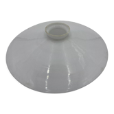 Galette en verre blanc