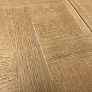 Table de repas ronde, ovale extensible en chêne poncé