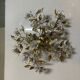 Crystal Flower Tole Flushmount 