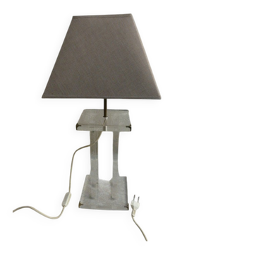 David Lange table lamp in plexiglass