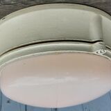 industrial ceiling lamp in opaline