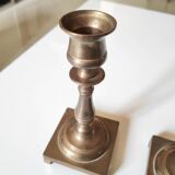 Pair of English candlesticks