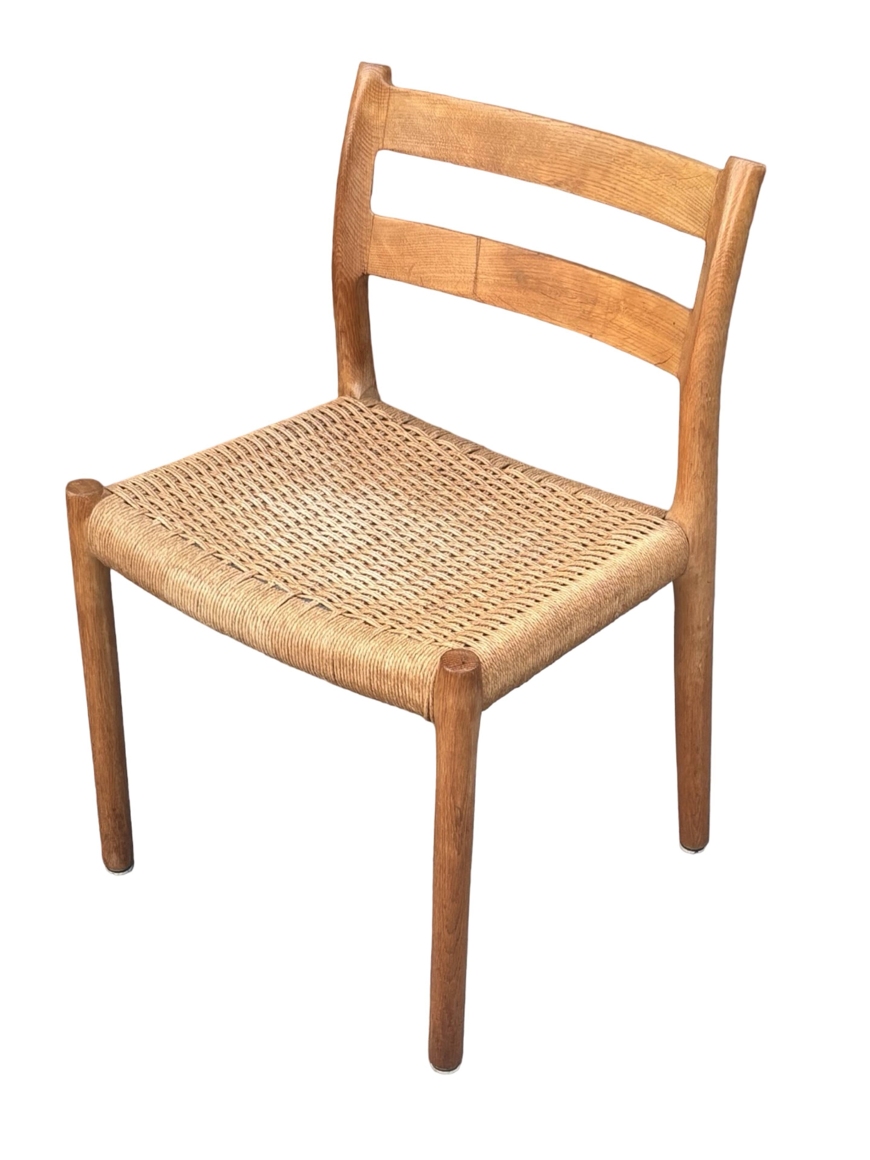 Mid Century Niels O Moller Chair model 84 Danish Design