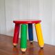 Tabouret crayon Memphis