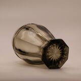 Vintage smoked glass vase