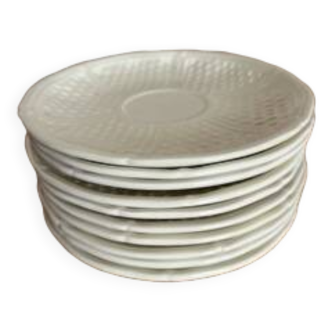 Tea plates gien pont aux choux grains of rice