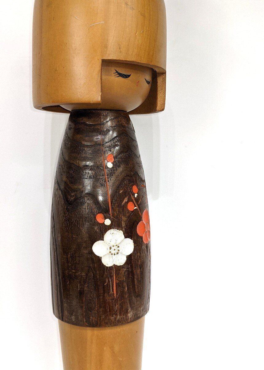 Awakening of Love - Kokeshi Doll - Master Okamoto usaburo - circa 1970 Japan
