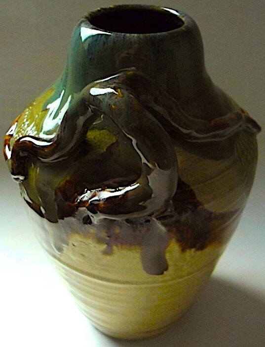 Japanese stoneware vase