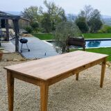 Solid oak farmhouse table 220cm x 75cm