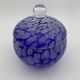 Large vintage round candy in speckled glass, Clichy glass style - 1970s-1980s