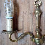 Applique double en bronze, style louis XVI