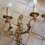 Applique en laiton style Louis XV
